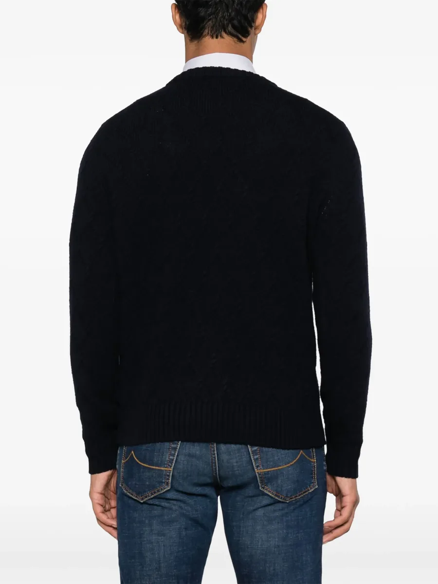 crew-neck merino wool jumper 8