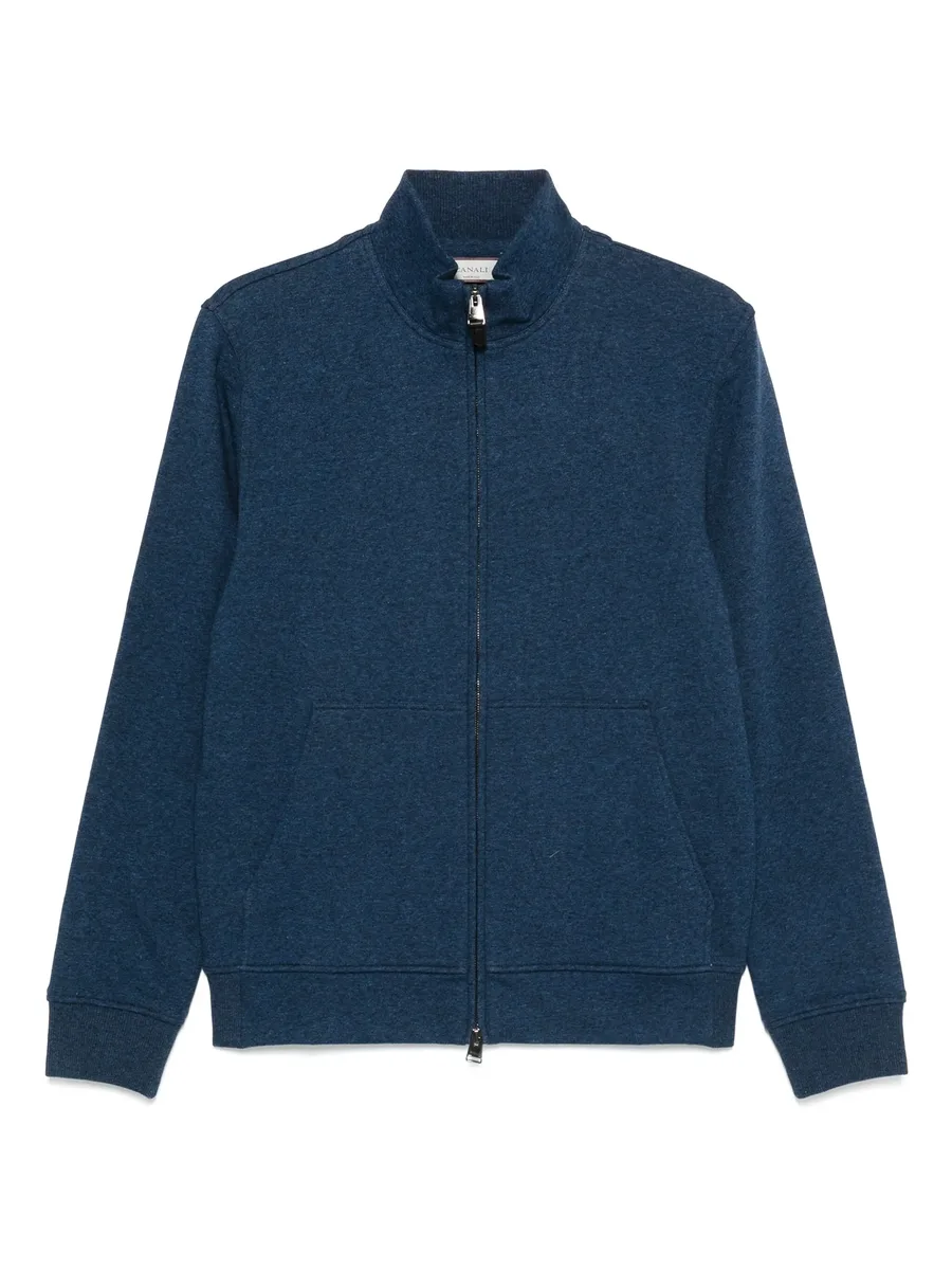 mélange-effect sweatshirt 1