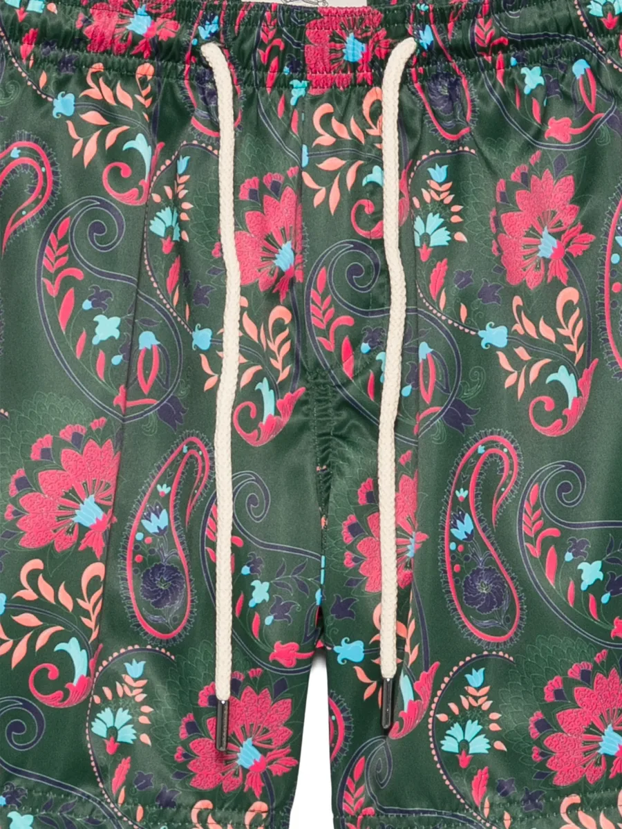 paisley-print drawstring swim shorts 5