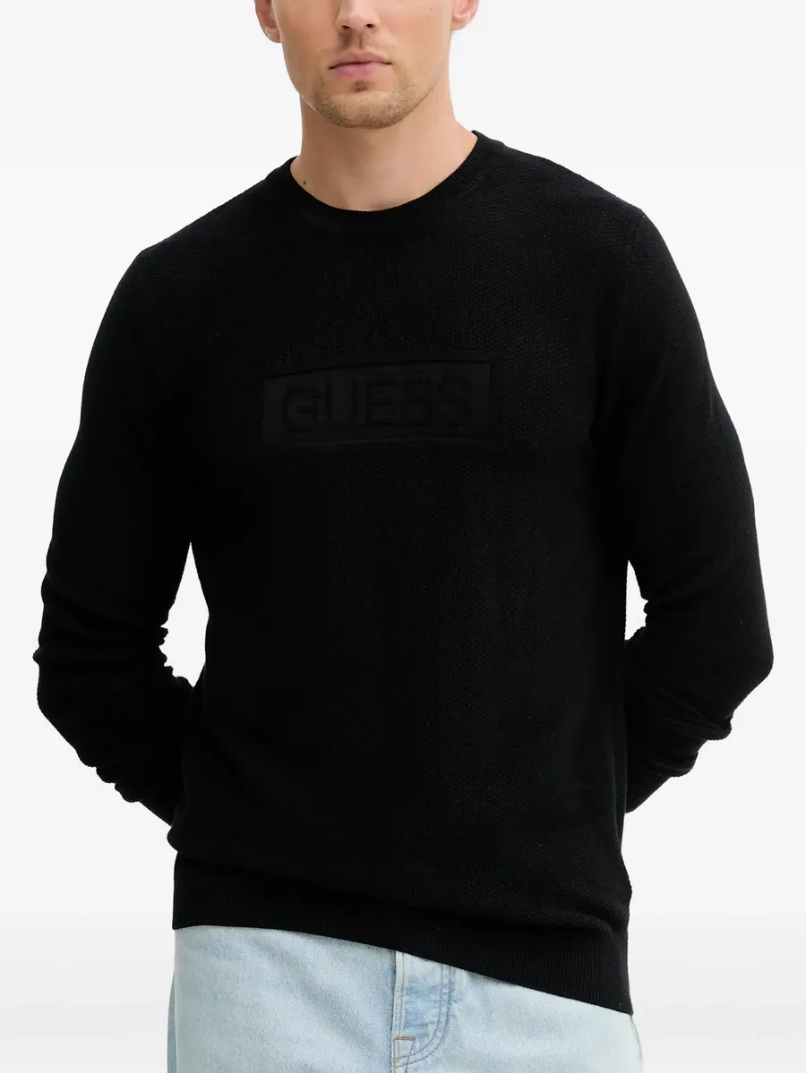 Harrison logo-lettering sweater 1