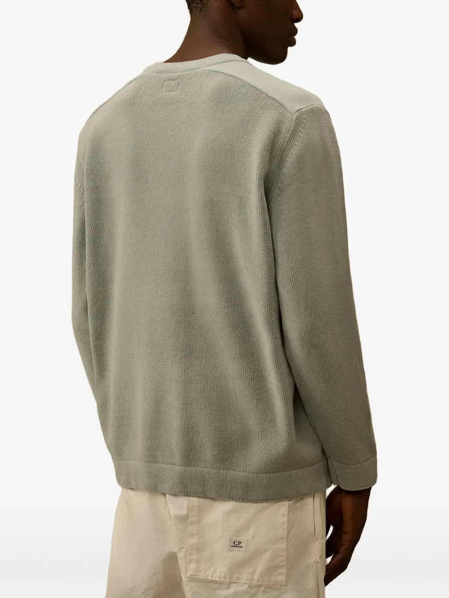 patch-pocket crew-neck sweater 7