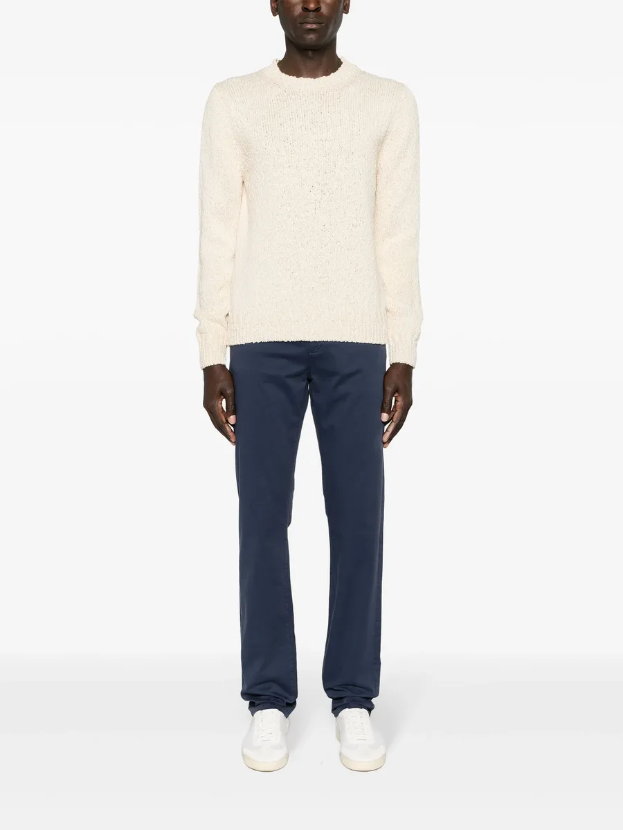 crew-neck cotton jumper 4