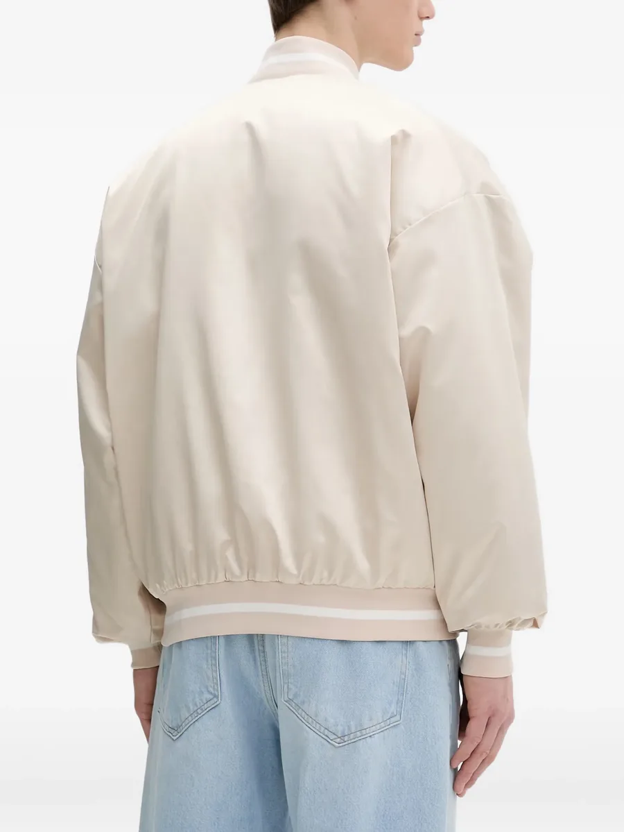 Stadium logo-lettering bomber jacket 5