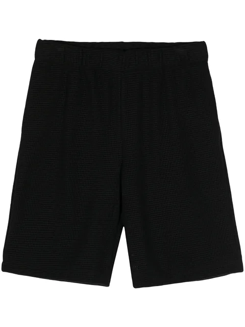 waffle-pattern deck shorts