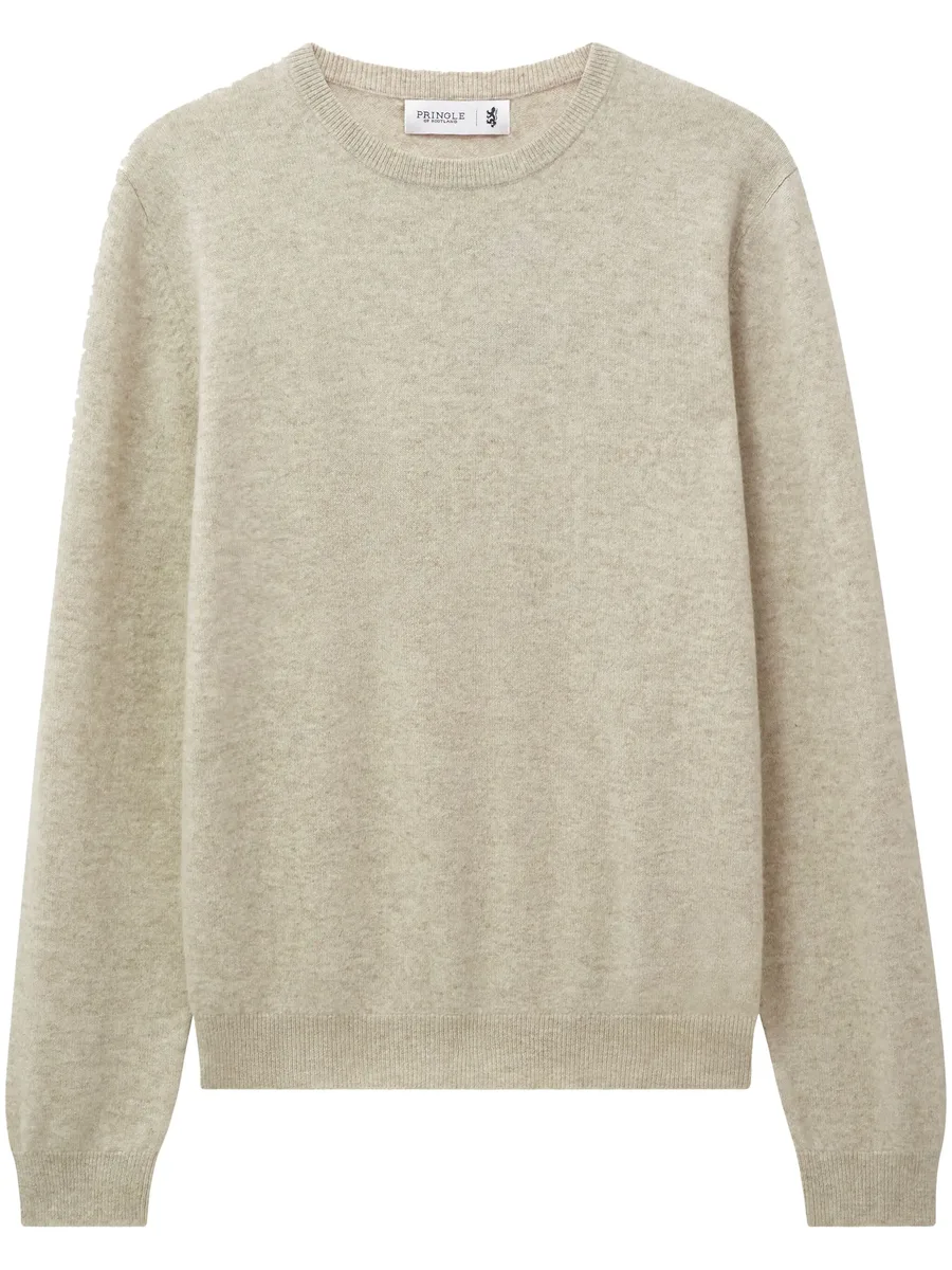 round-neck cashmere jumper 1