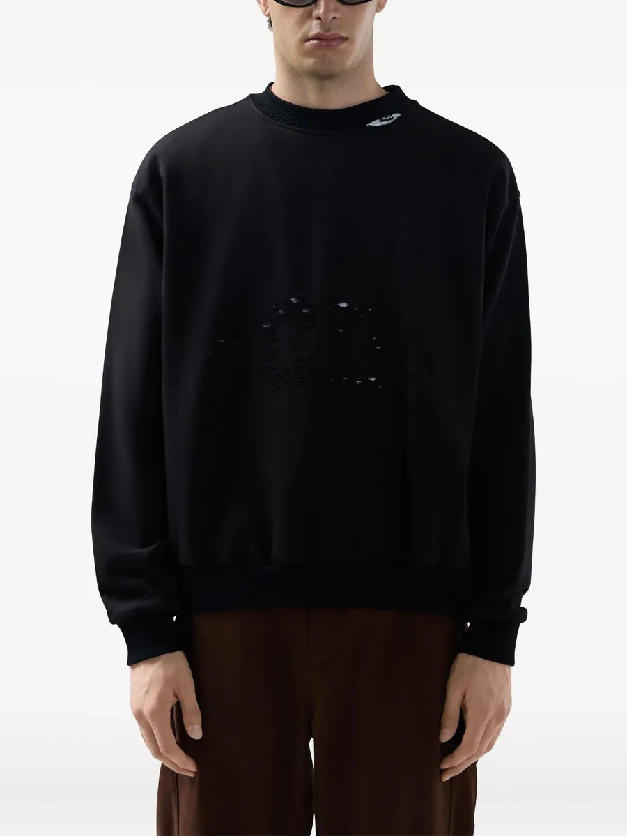distressed-effect sweatshirt 5