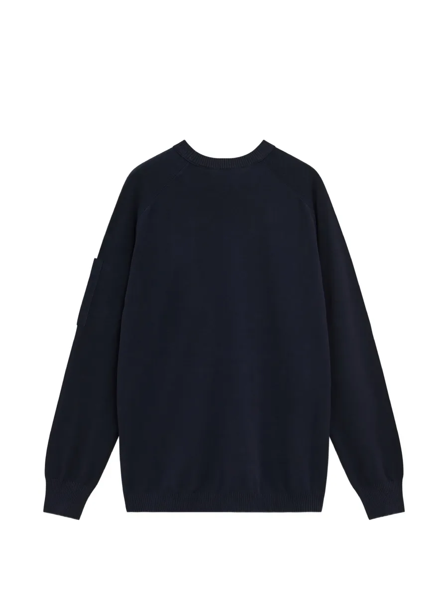lens-detail long-sleeve sweater 4