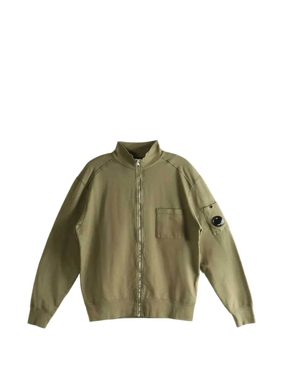 light fleece zip-up sweatshirt 1