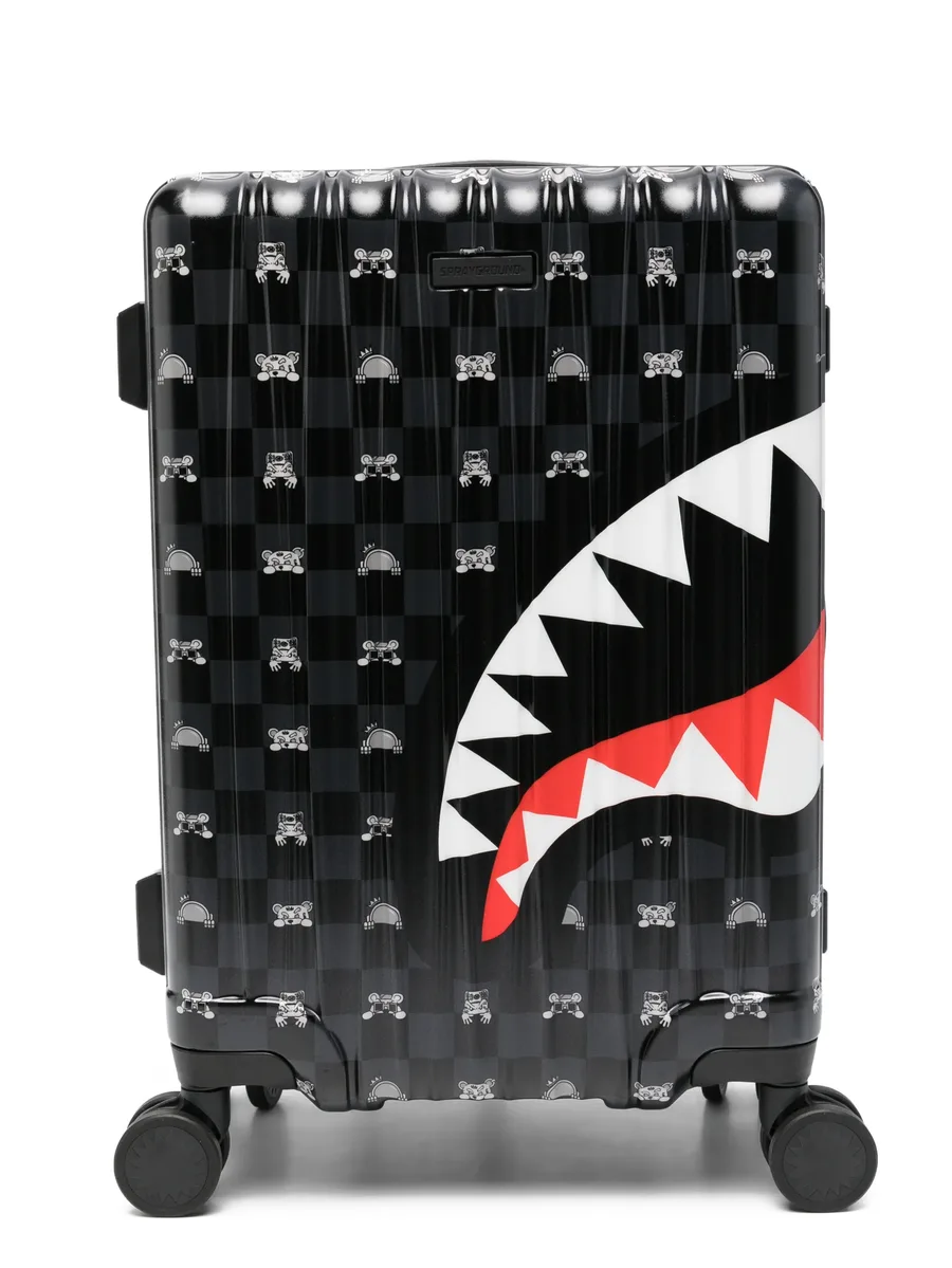 чемодан Shark Mouth в клетку 1