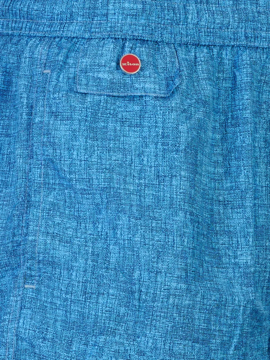 crosshatch-print swim shorts 8