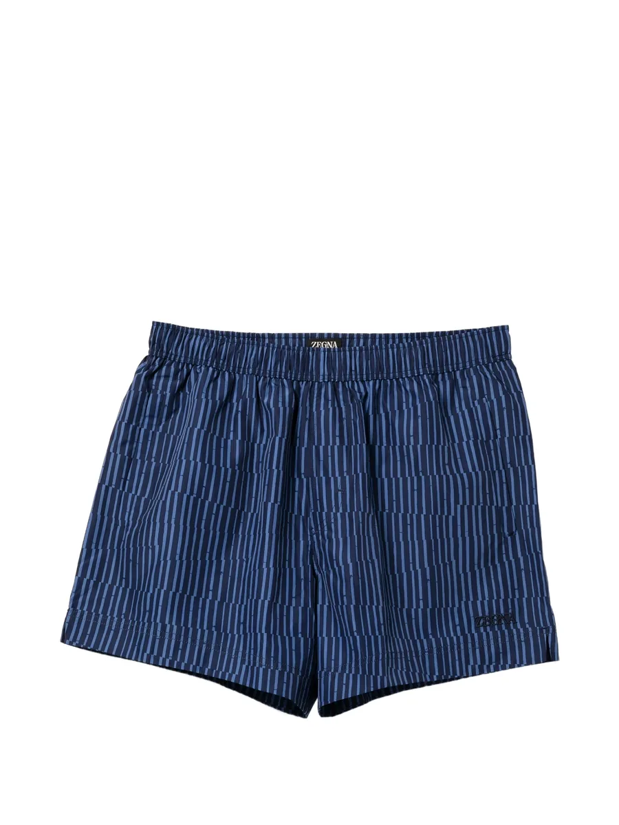 striped swim shorts 1