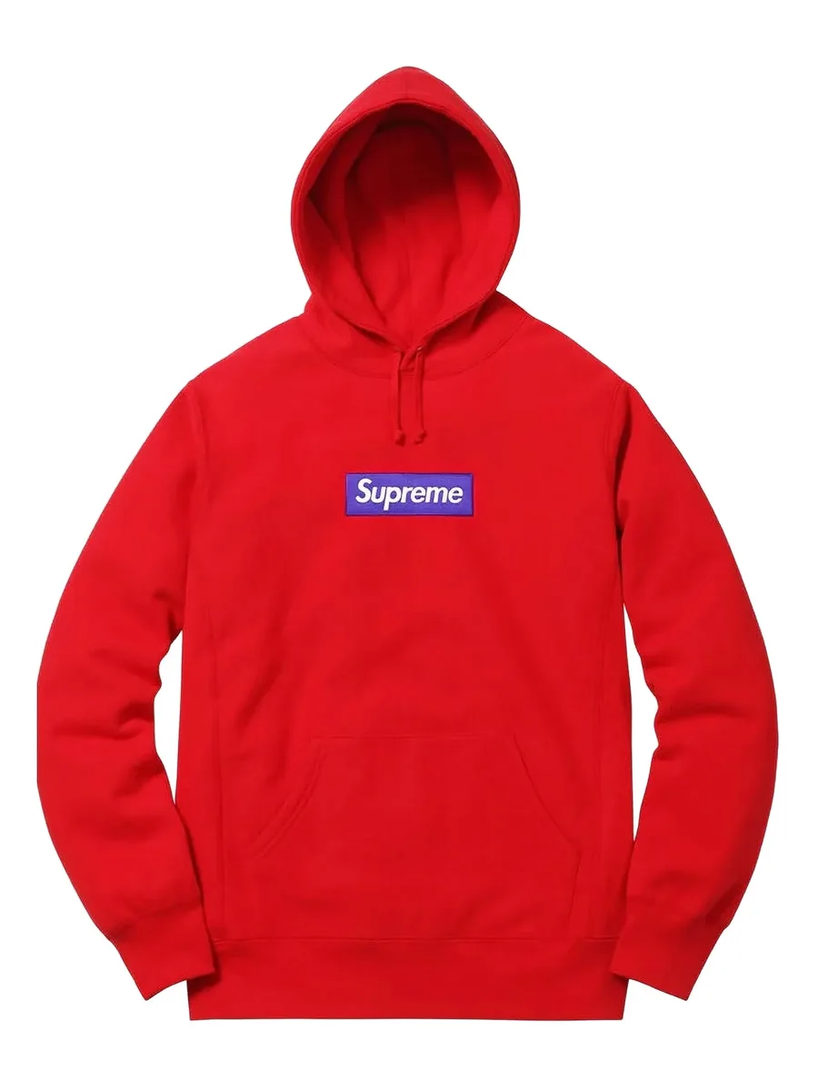 x James Jebbia Box Logo Hooded Sweatshirt 1