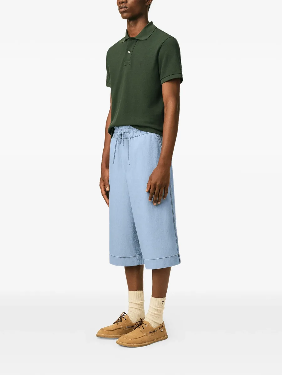 cotton elasticated large bermuda shorts 6