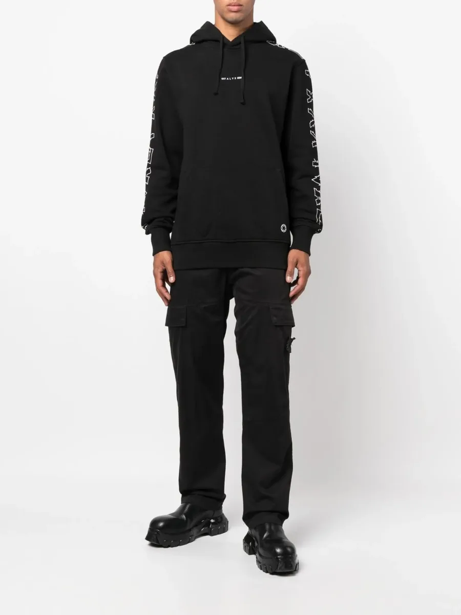 logo-print hoodie 4