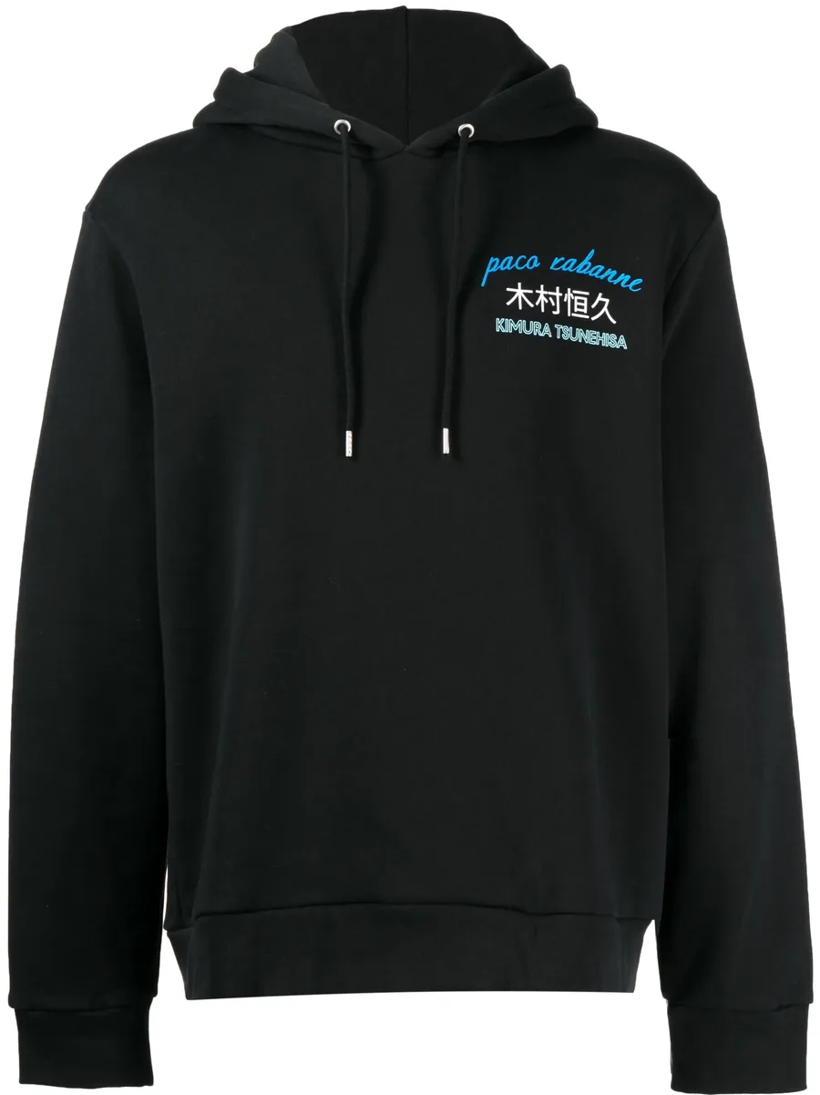 x Kimura Tsunehisa world-print hoodie 1