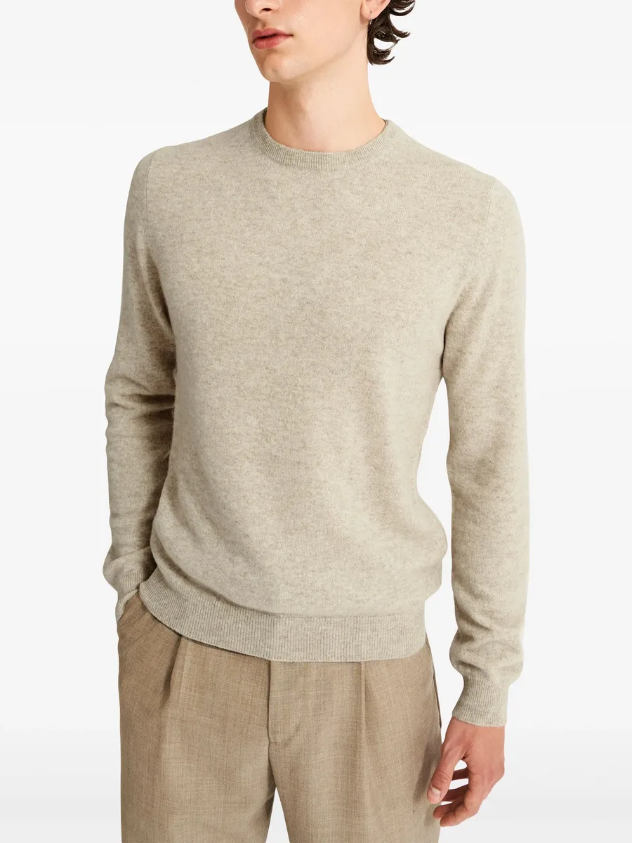 round-neck cashmere jumper 7