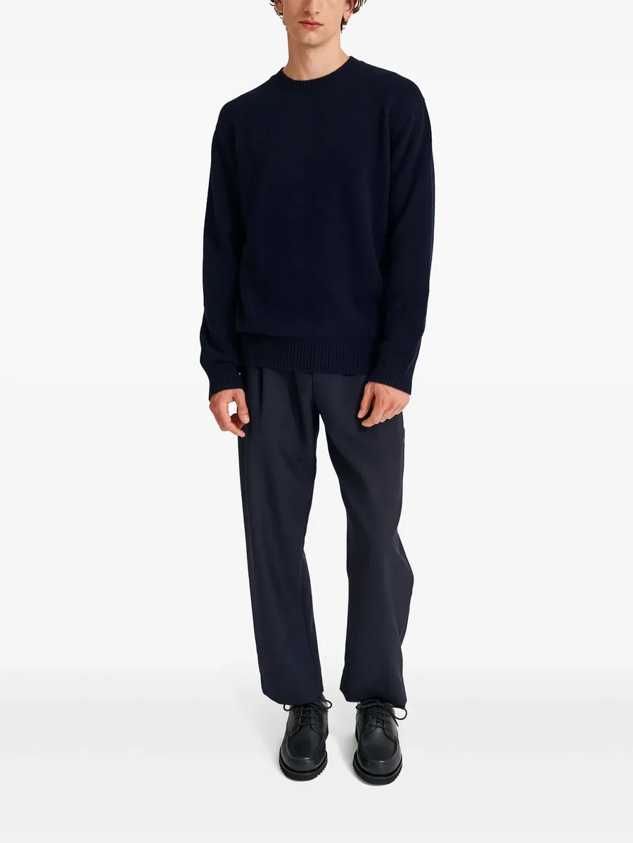 round-neck cashmere jumper 4
