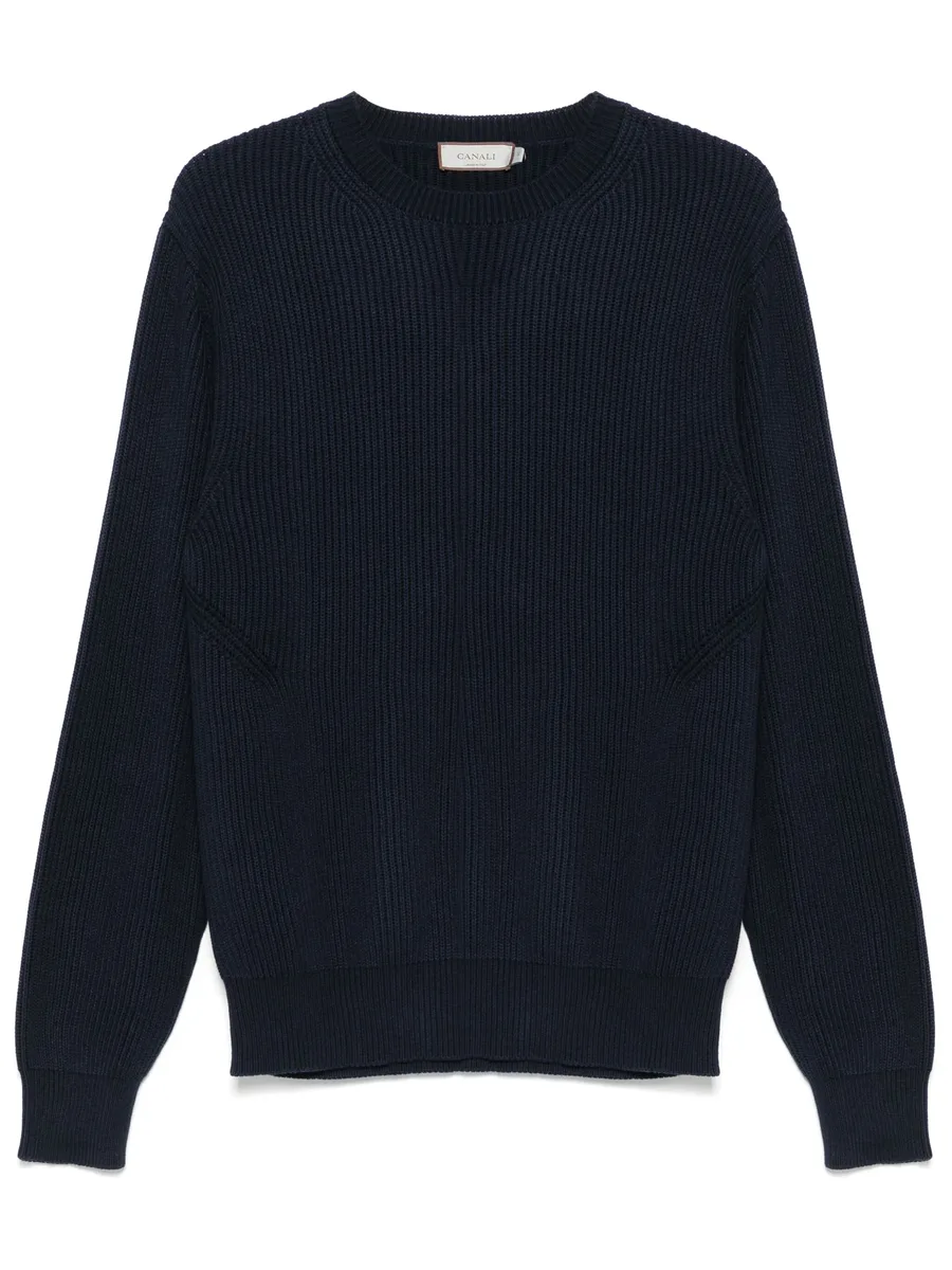 ribbed-knit sweater 1