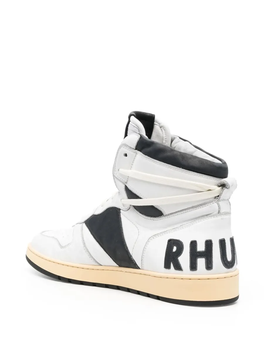 colour-block high-top sneakers 6