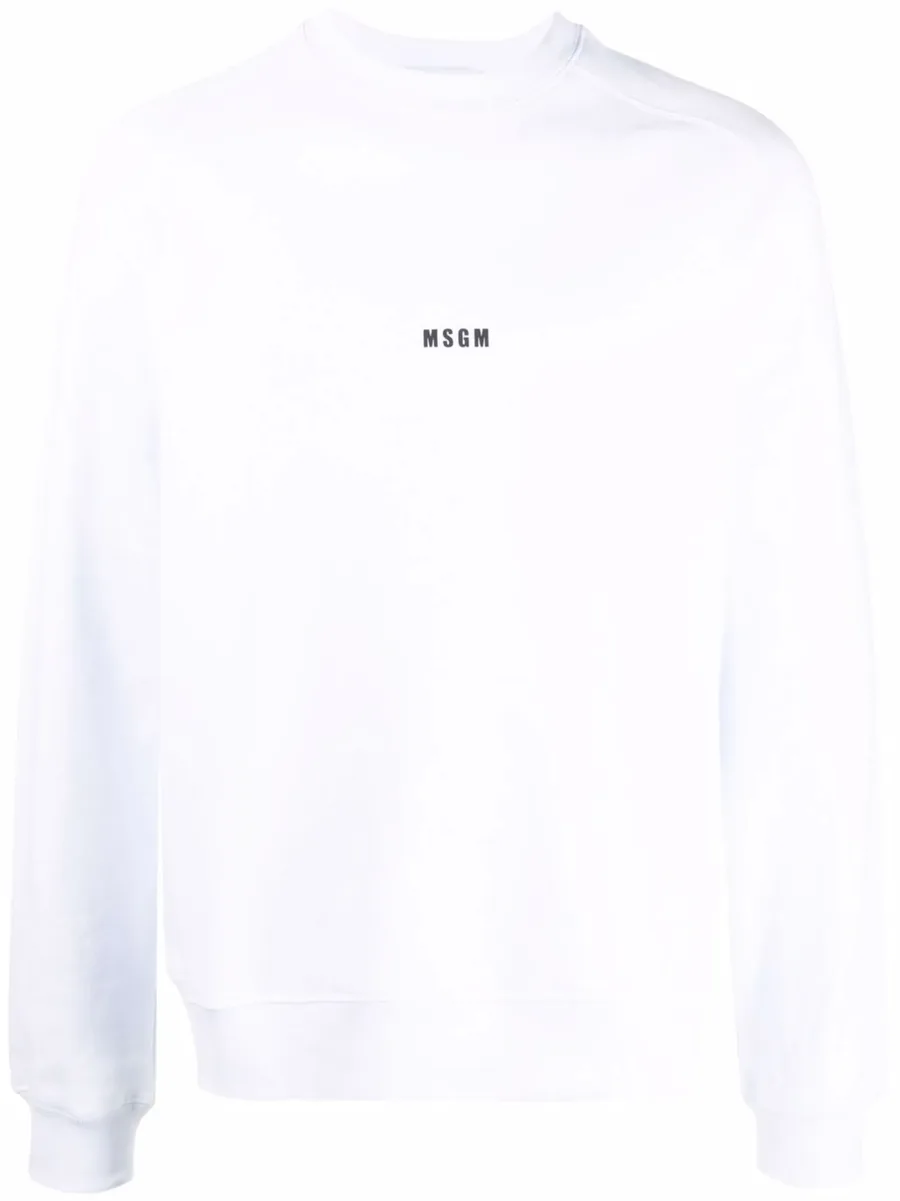 logo-print cotton sweatshirt 2