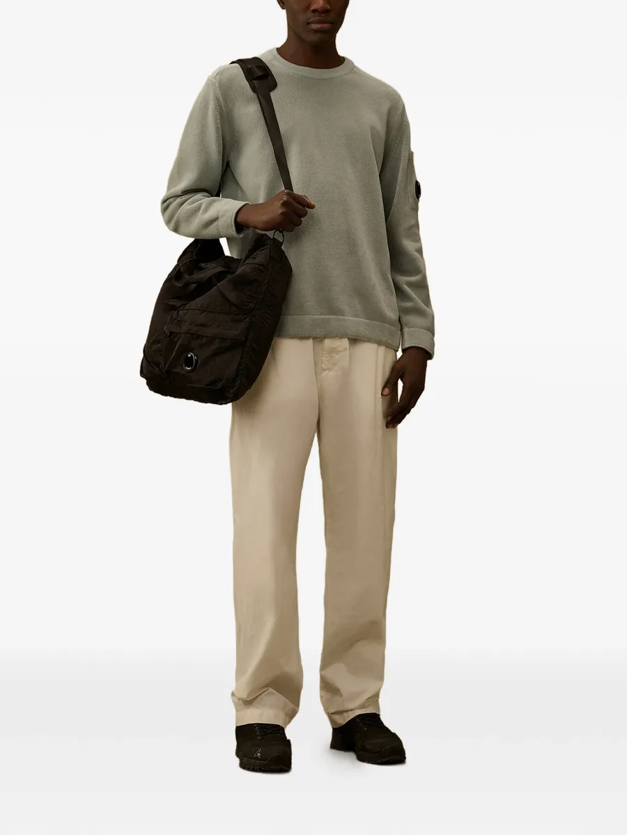 patch-pocket crew-neck sweater 3