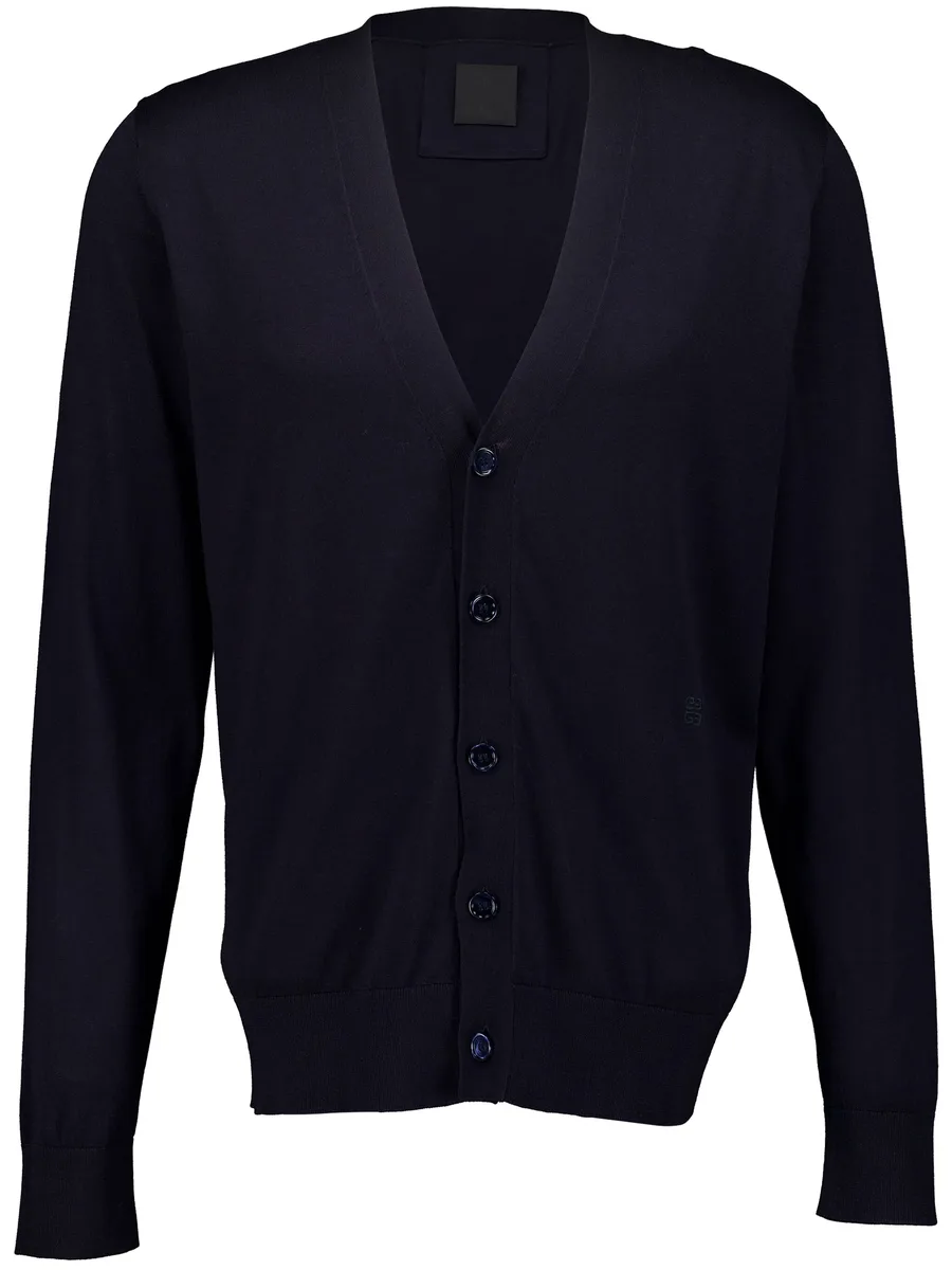 fine-knit V-neck cardigan 1