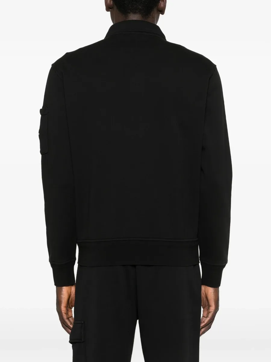 zip-fastening lens-detail sweatshirt 7