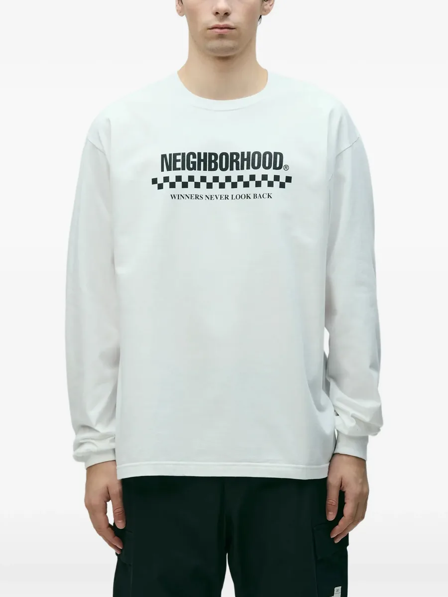 long-sleeve crew-neck T-shirt 3