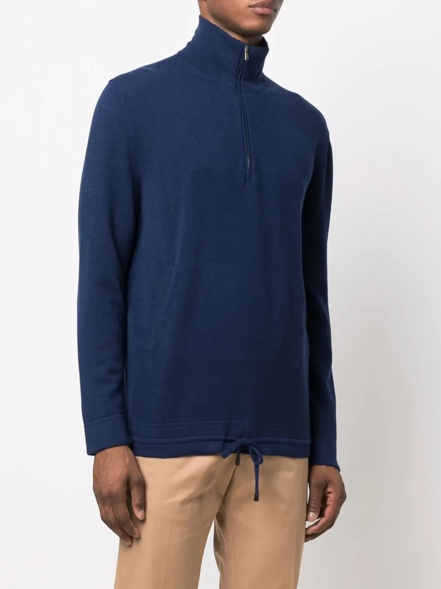 zip-placket pullover 5