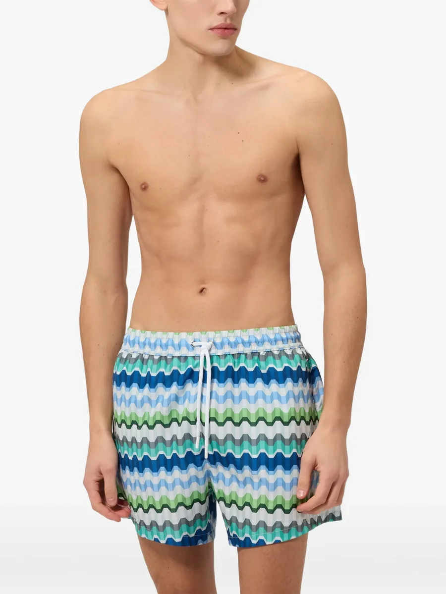 Zigzag-print swim shorts 5