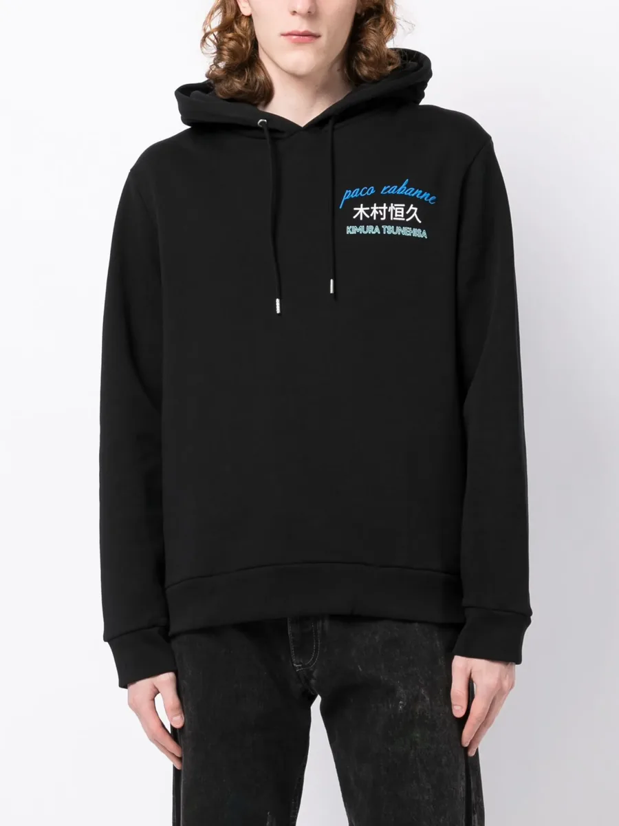 x Kimura Tsunehisa world-print hoodie 8