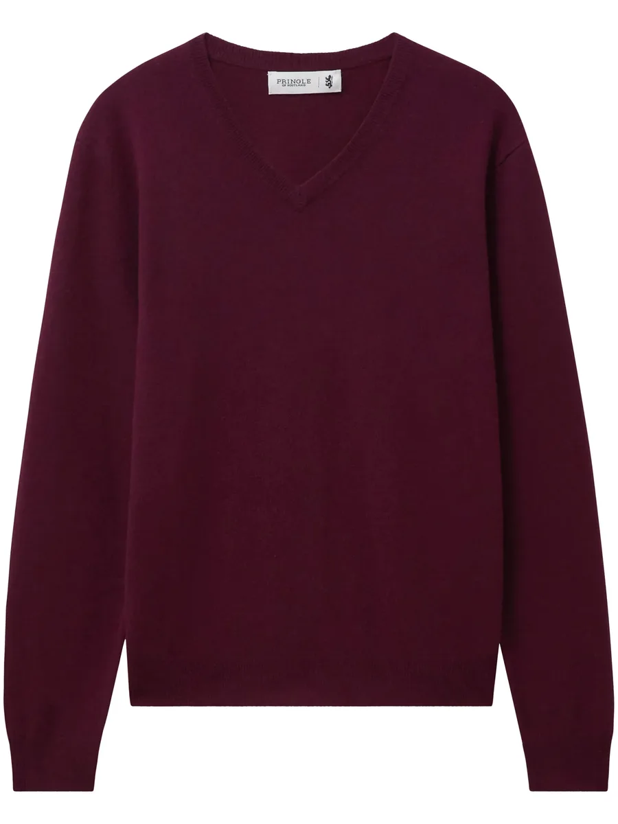 V-neck cashmere jumper 1