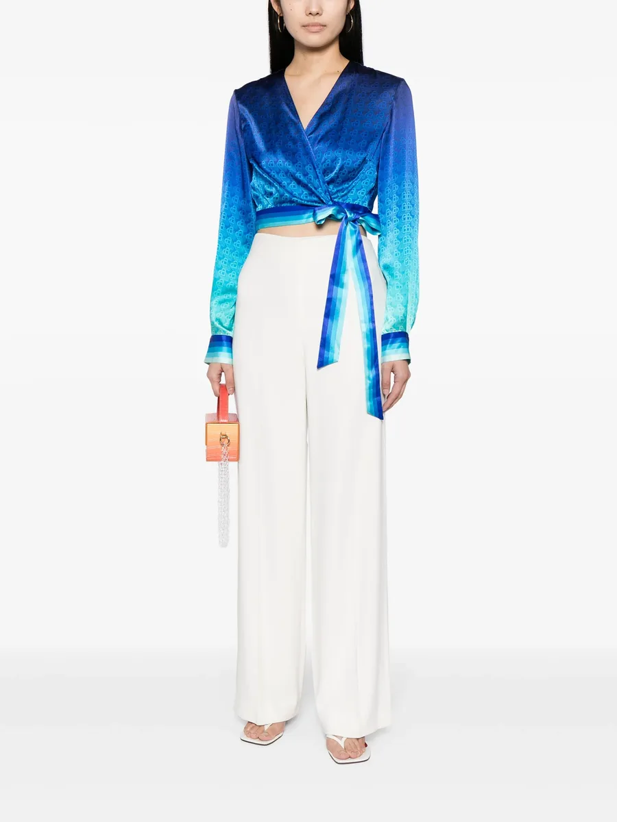 The Night View wrap blouse 3
