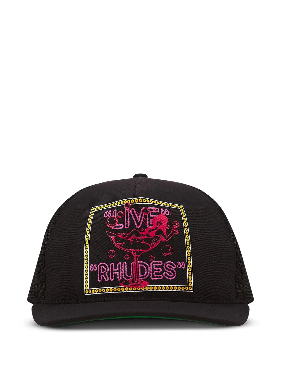 Live graphic-print trucker hat 1
