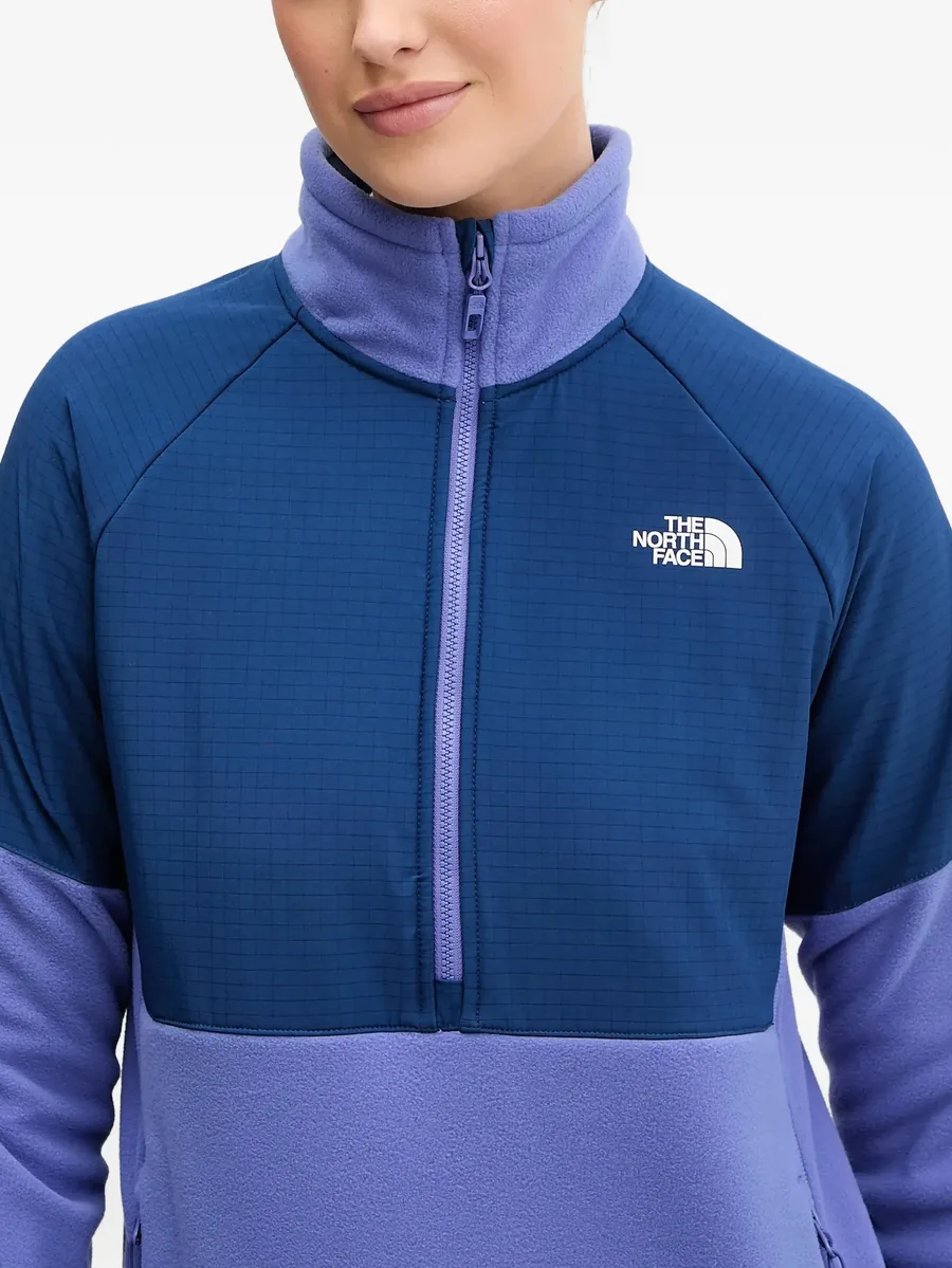 quarter-zip colour-block sweatshirt 7
