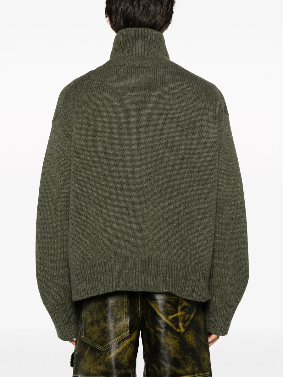 high-neck cashmere jumper 7