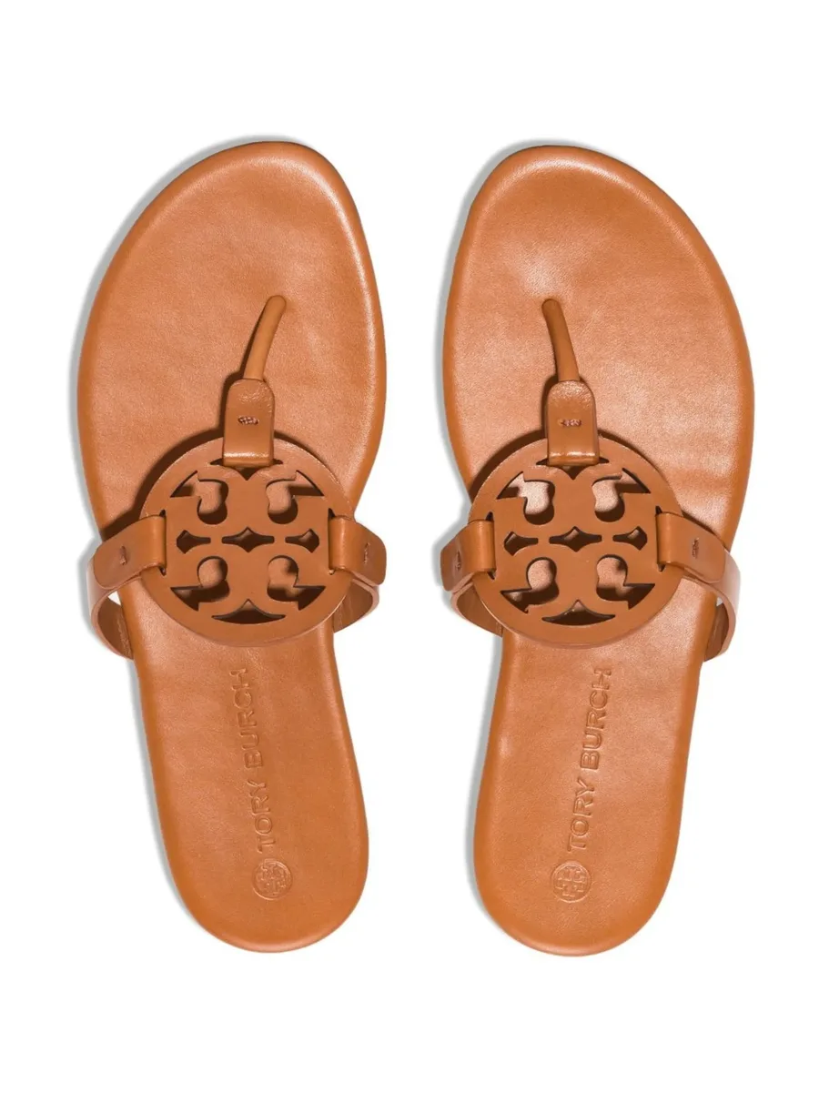 Miller Soft logo leather sandals 8