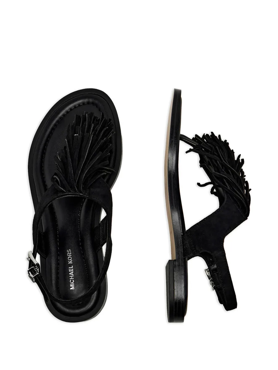 Indra fringe-detail sandals 5