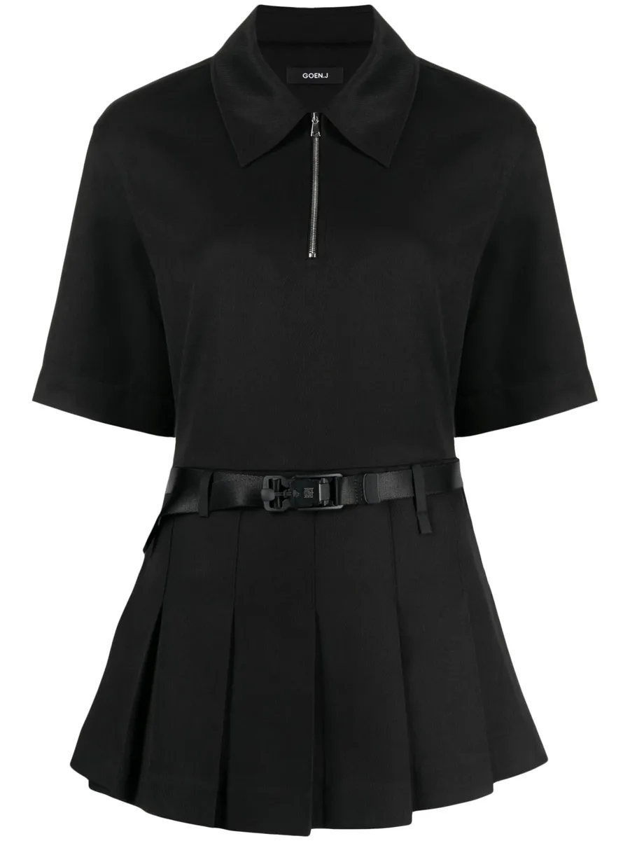 double-layer shirt dress 2