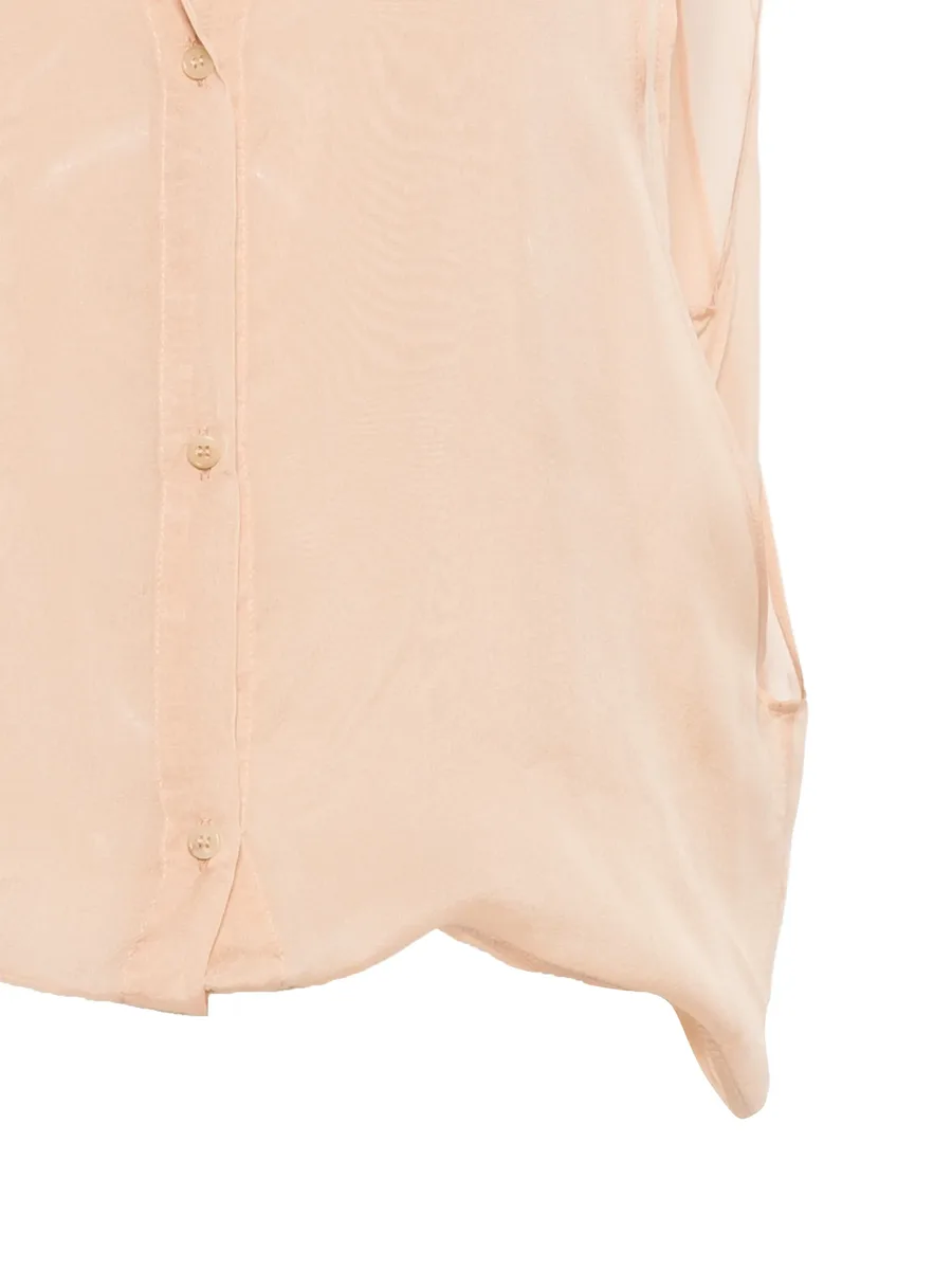 buttoned collarless top 5