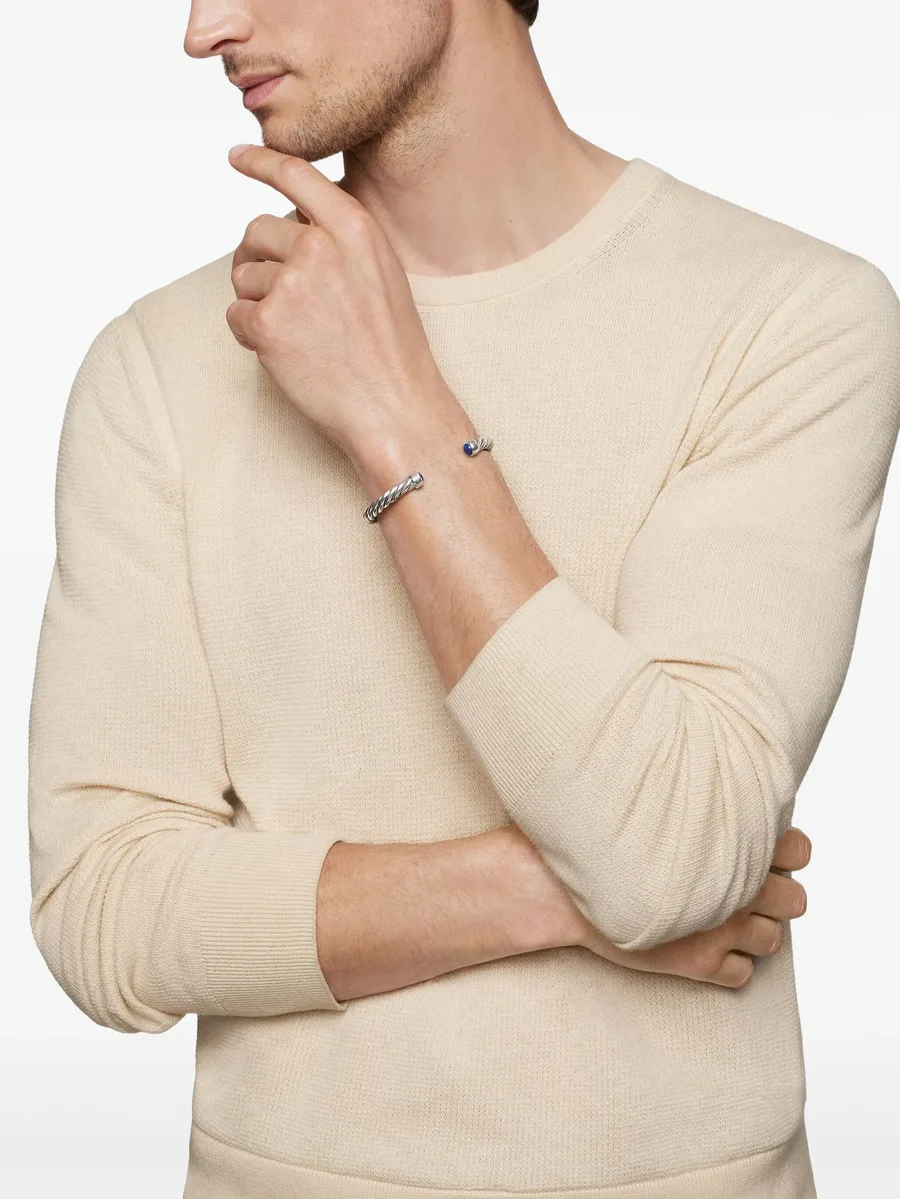 серебряный браслет Cable Cuff (6 мм) 3