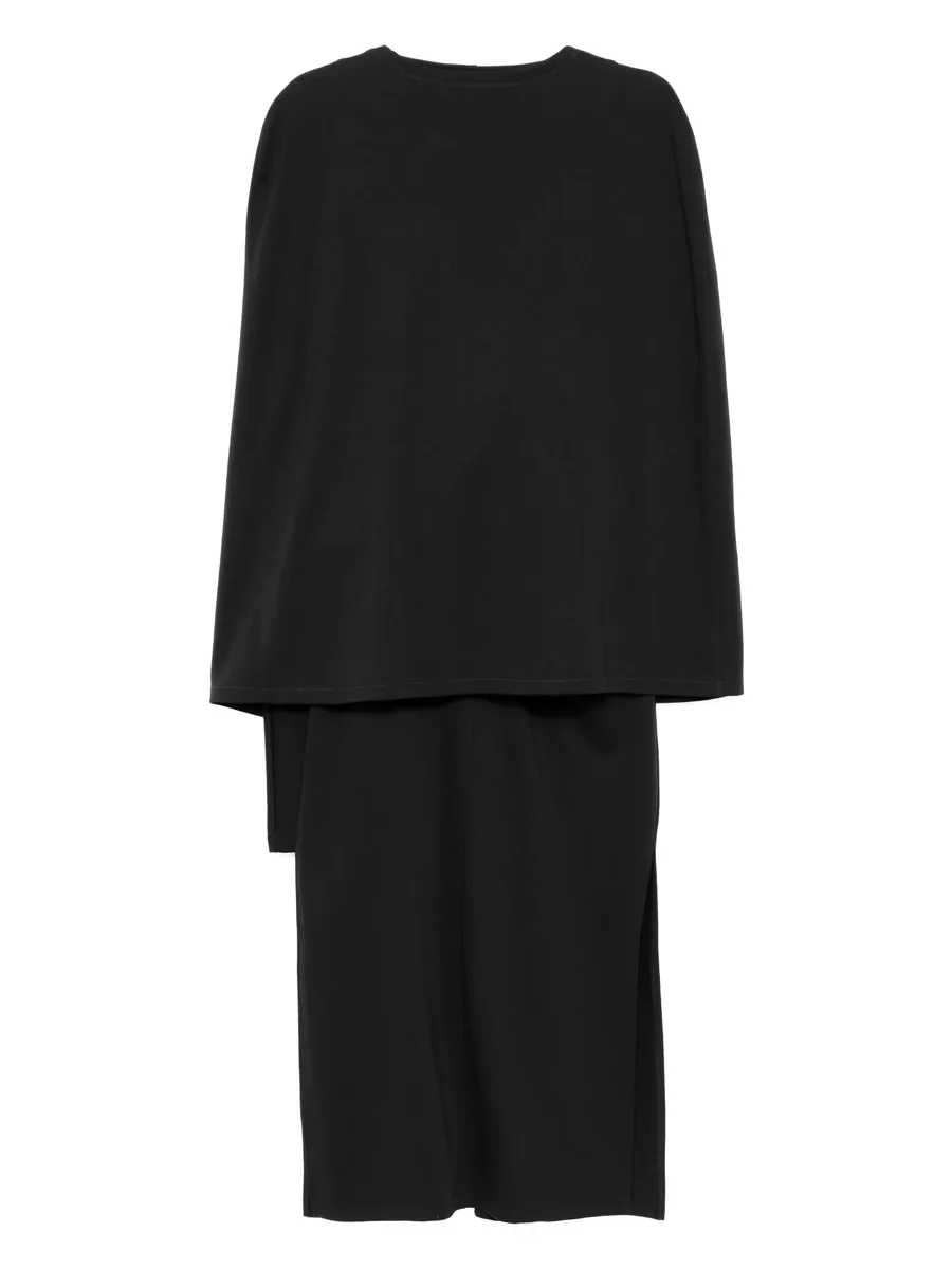 ribbed cape dress 3