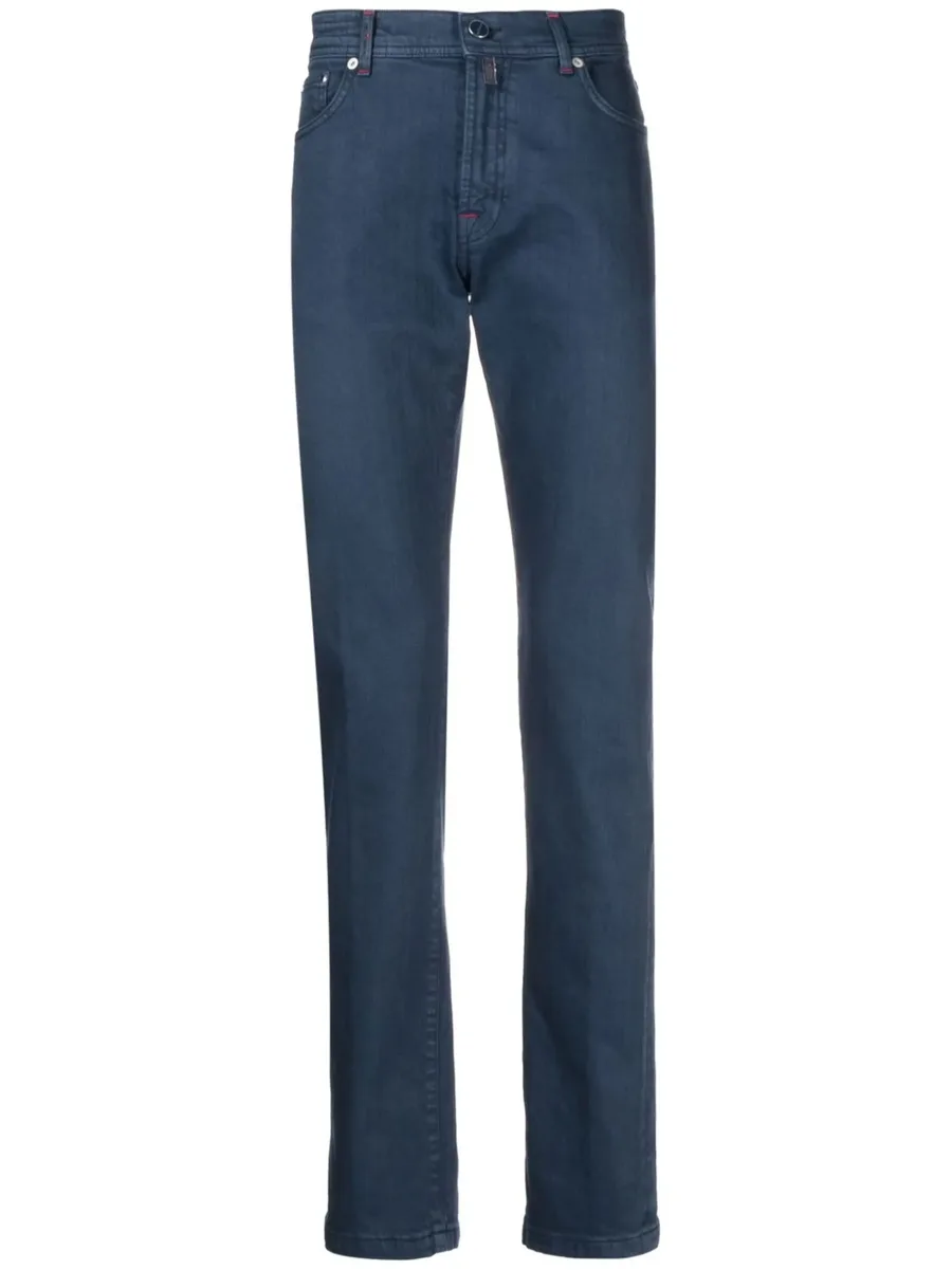 slim-cut chino trousers 2