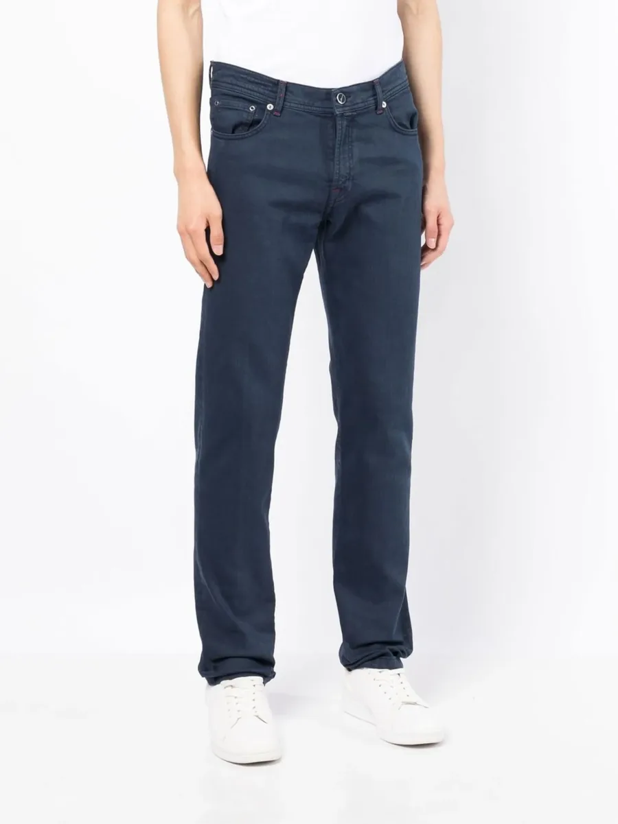 slim-cut chino trousers 5