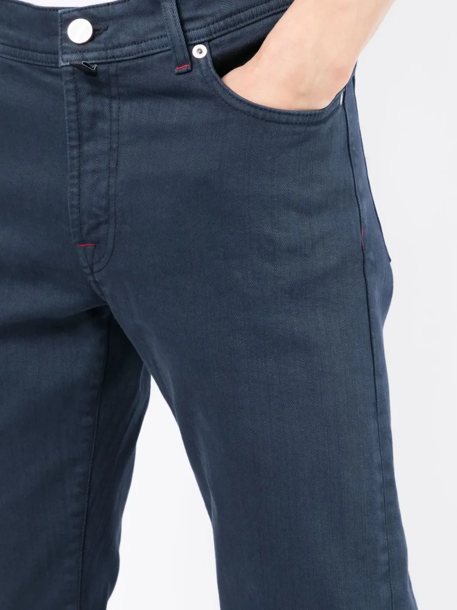slim-cut chino trousers 9