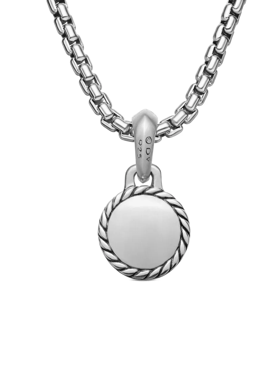 серебряная подвеска Evil Eye с лазуритом (14.5 мм) 8