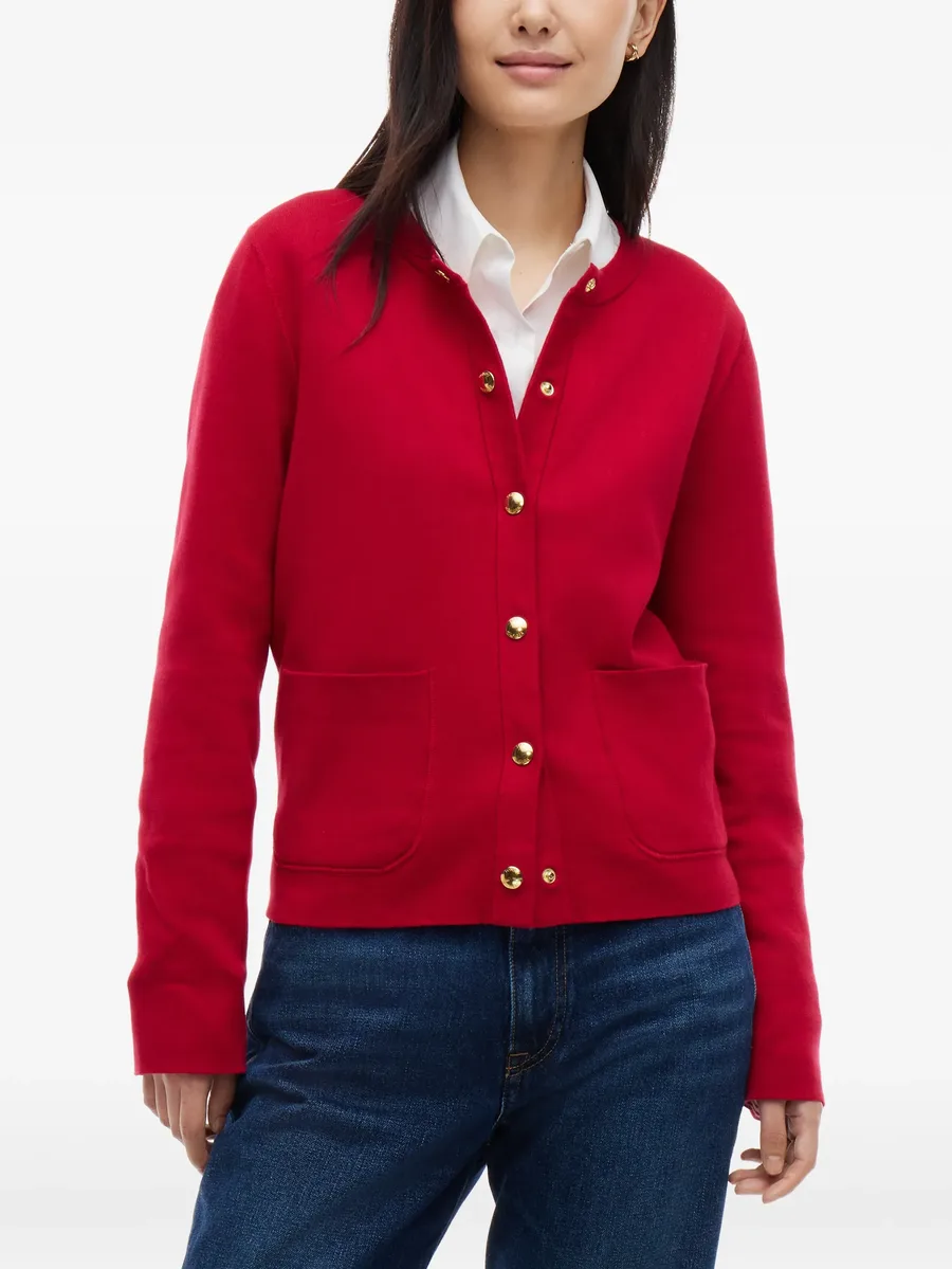 reversible horizontal-stripe cardigan 5