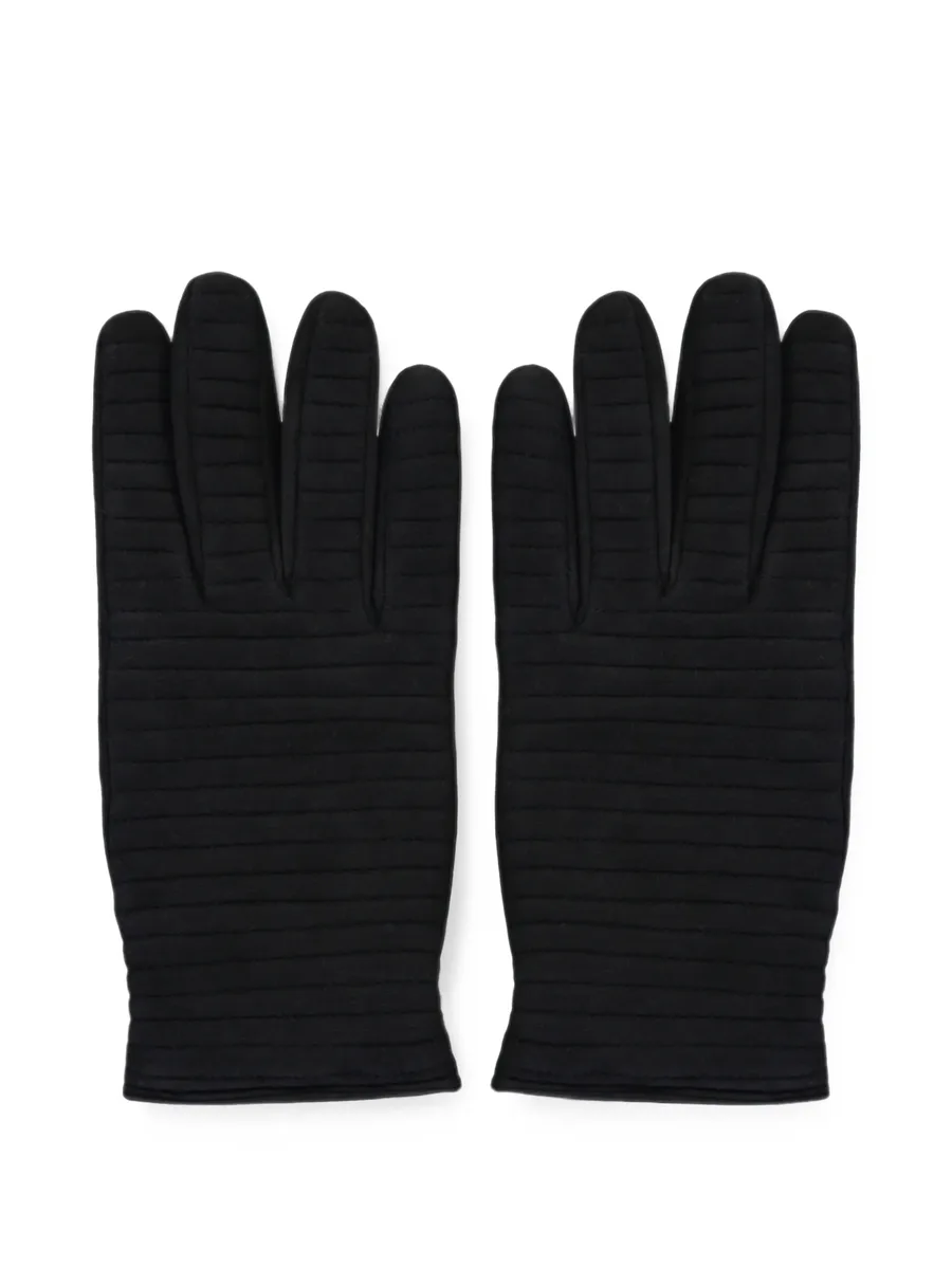 quilted elasticated-cuff gloves 1