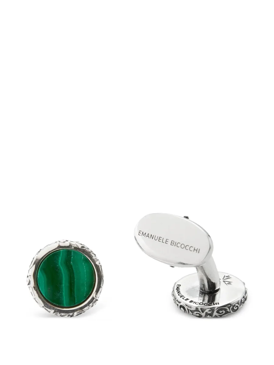 запонки Malachite 5