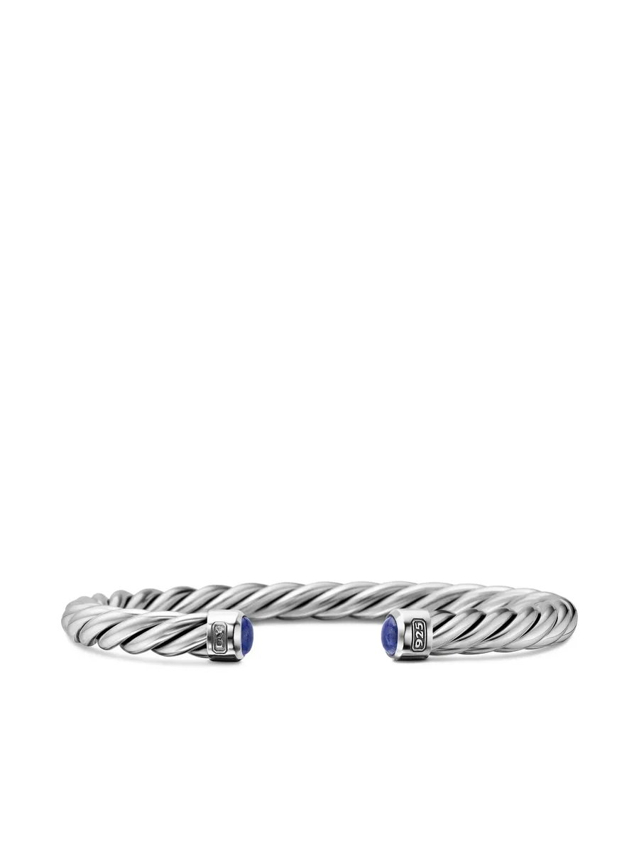 серебряный браслет Cable Cuff (6 мм) 1
